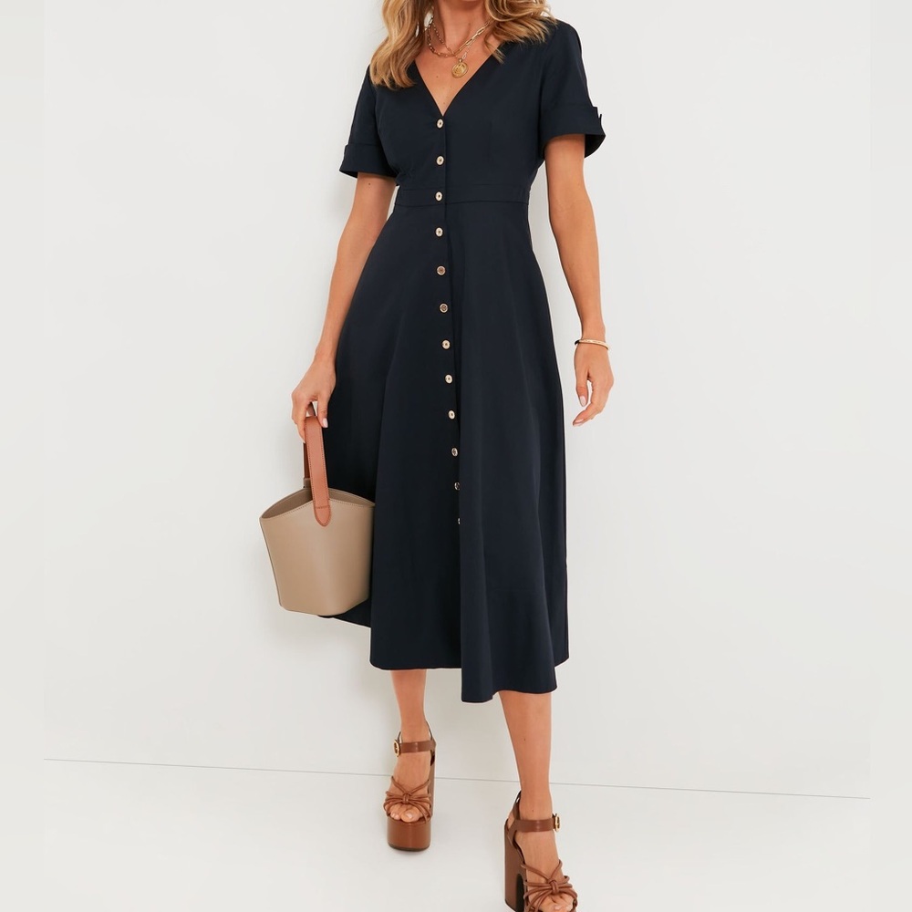Tuckernuck Navy Midi Dress